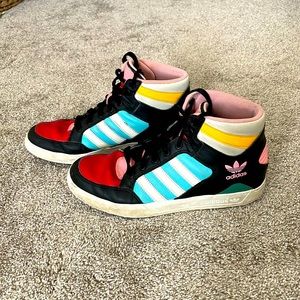 Pre loved Rainbow basketball sneakers size US 6